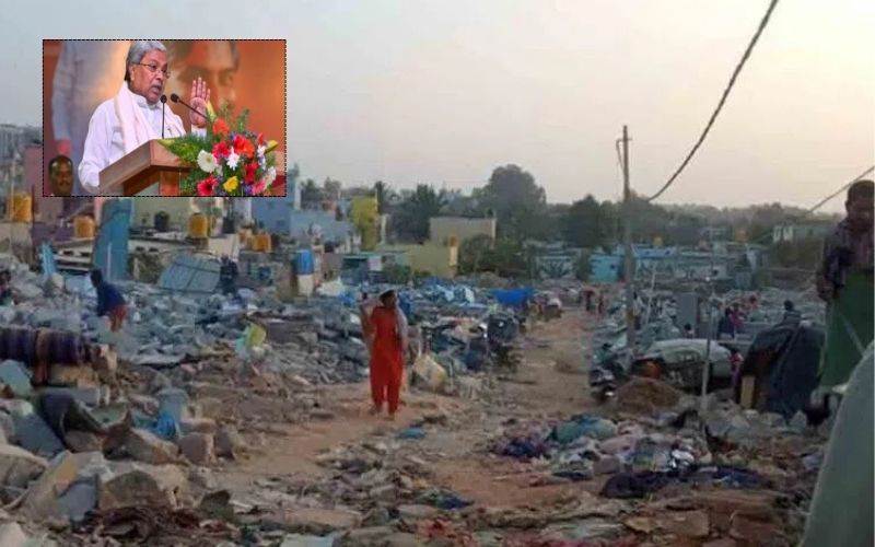  کرناٹک میں چلا بلڈوزر۔ تقریباً200خاندانوں کو کیا گیا بے گھر،زیادہ ترمسلم متاثر